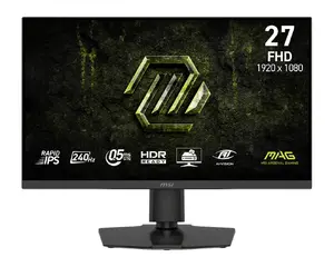 MSI MAG 272PF X24 27 collu Full HD Rapid IPS monitors, 0.5ms reakcijas laiks, 1920 x 1080, plakans ekrāns, melns
