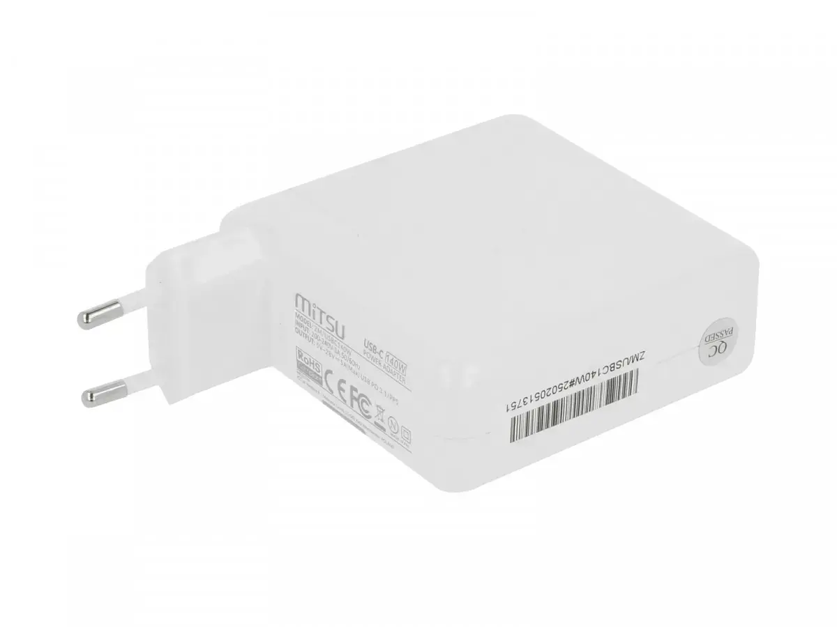 Сетевое зарядное устройство MITSU ZM/USBC140W USB-C 100W Photo 2