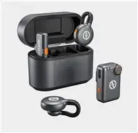 Hollyland LARK M2S Mini Combo bezvadu piespraužamā mikrofona sistēma