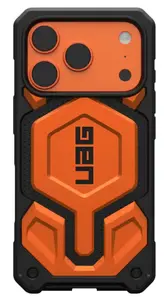 Urban Armor Gear Monarch Pro aizsargvāciņš Apple iPhone 17 Pro, oranžs un melns