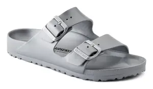 Сандалии унисекс Birkenstock Arizona Essentials, металлик серебристый, ЭВА