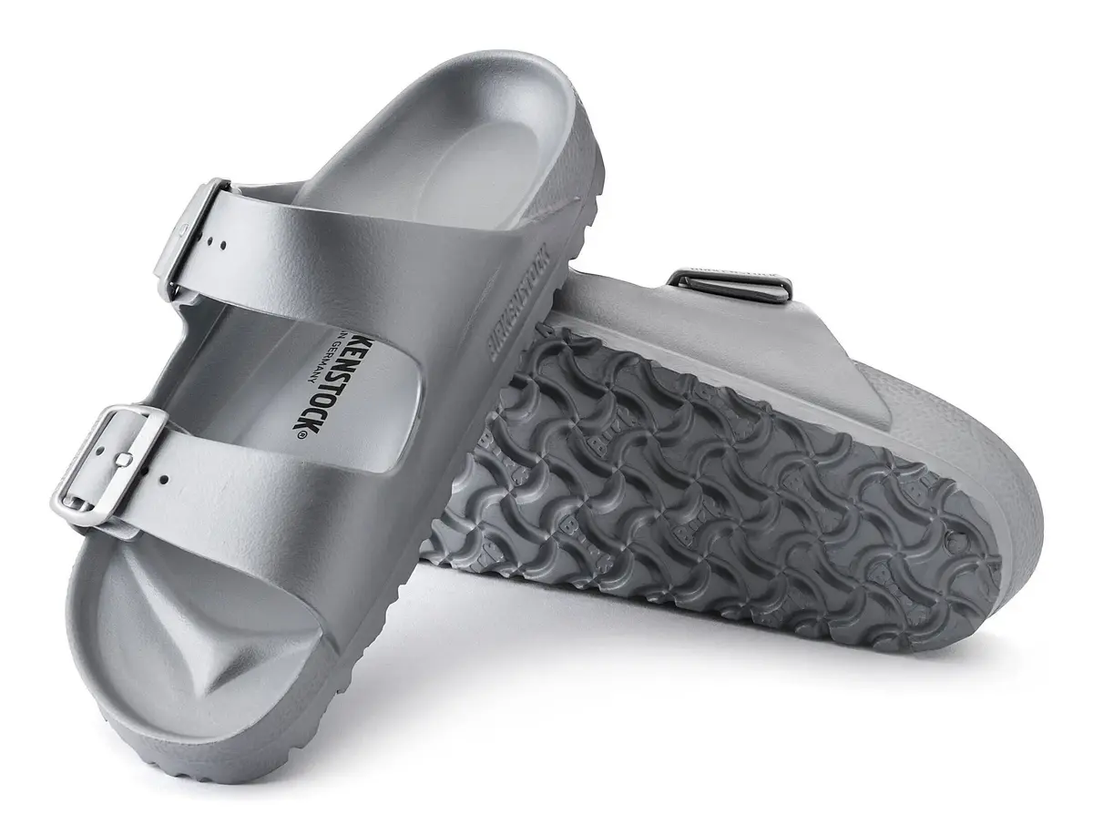 Birkenstock Arizona Essentials unisex sandales - sudraba Photo 2