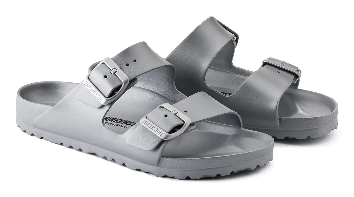 Birkenstock Arizona Essentials unisex sandales - sudraba Photo 3