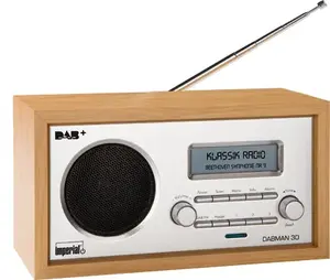 Imperial DABMAN 30 Personal Radio, DAB+ and FM Tuner, 5W RMS, LCD Display, Silver