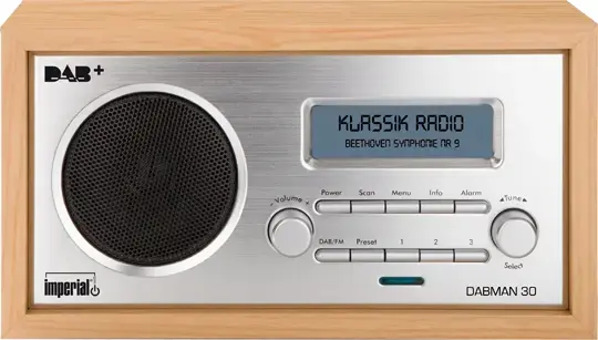 Imperial DABMAN 30 Personal Radio - Silver Photo 3