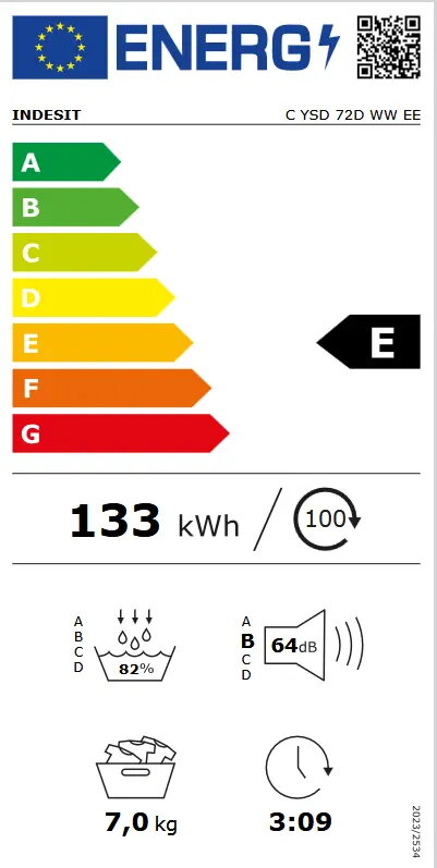 Сушильная машина INDESIT C YSD 72D WW Photo 2