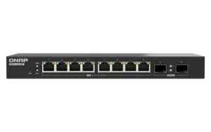 QNAP QSW-L2110-2S8T Lite Managed Network Switch with 8x 2.5GbE and 2x 10Gb SFP+ Ports