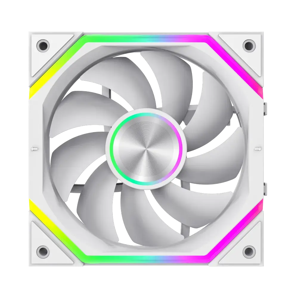 GameMax FN12A-N2 WL-W korpusa ventilators | Balts Photo 4
