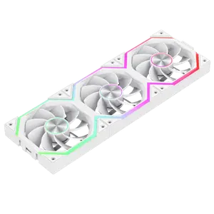 GameMax FN12A-N2 WL-RW Case Fan, 120mm, Hydraulic Bearing, White