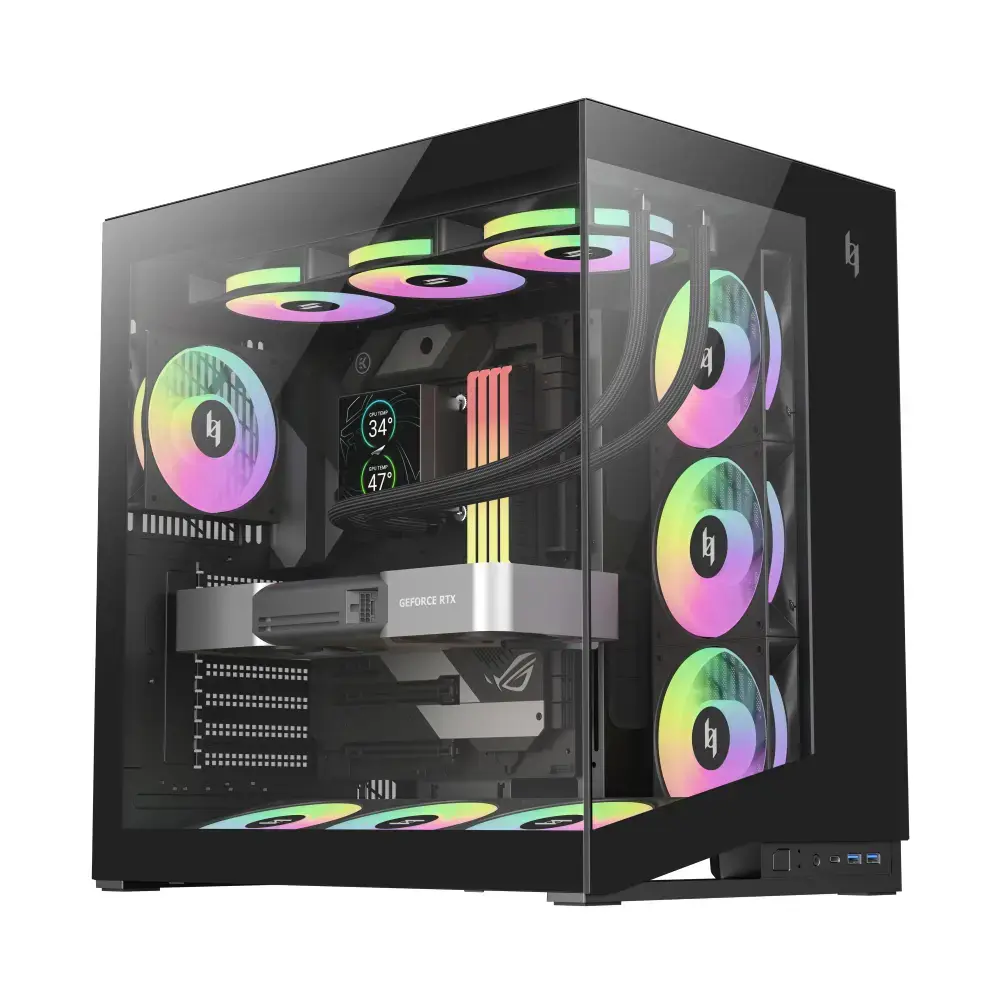 Компьютерный корпус GameMax NEX C56 BK Midi Tower Photo 4