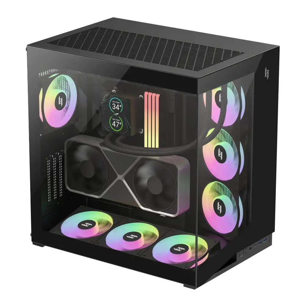 Компьютерный корпус GameMax NEX C56 BK Midi Tower Photo 15