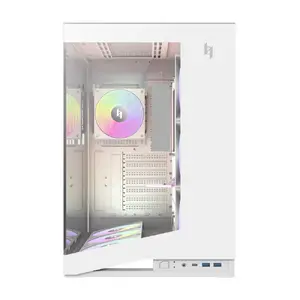 GameMax NEX C56 WH Midi Tower PC Case White with Tempered Glass