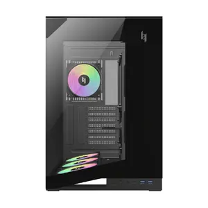 GameMax NEX C56 VC BK Midi Tower PC Case with Tempered Glass Side Window