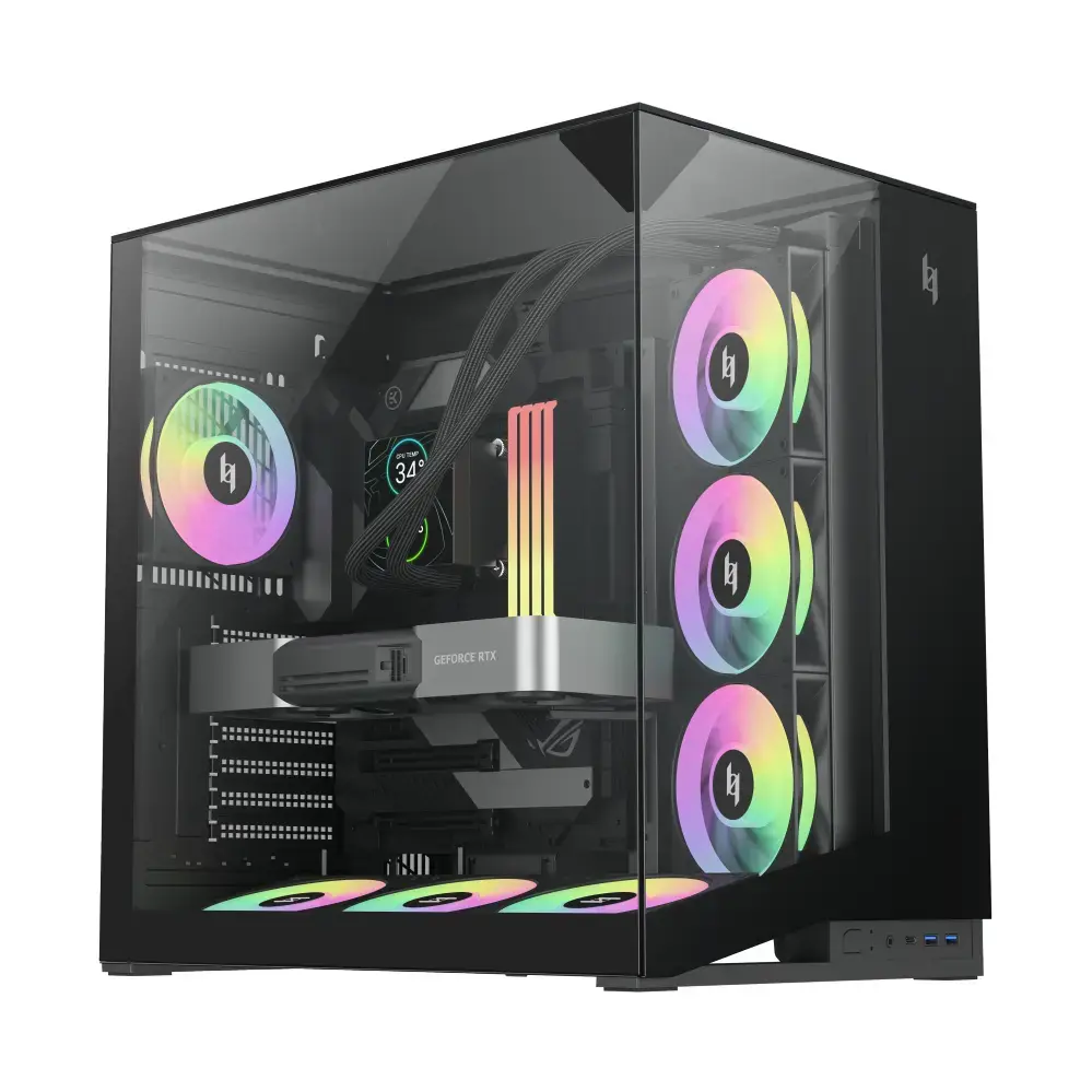 Корпус для ПК GameMax NEX C56 VC BK Midi Tower Photo 3