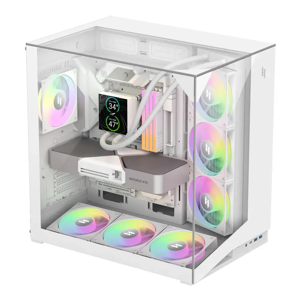 Компьютерный корпус GameMax NEX C56 VC WH Photo 4