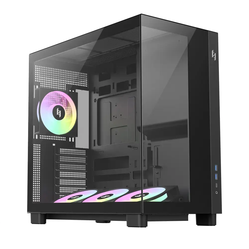 Компьютерный корпус GameMax NEX C53 BK | ATX/BTF черный Photo 2