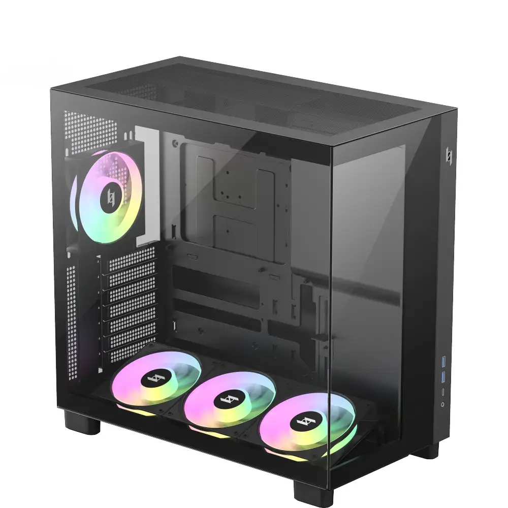 Компьютерный корпус GameMax NEX C53 BK | ATX/BTF черный Photo 6