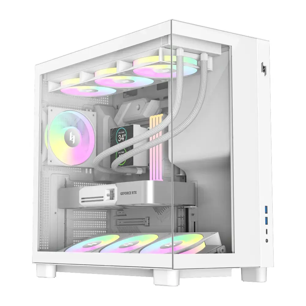 Компьютерный корпус GameMax NEX C53 WH - белый Photo 3