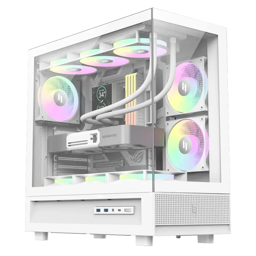 Корпус для ПК GameMax NEX C51 WH - белый Mid-Tower Photo 4