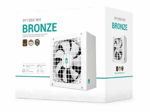 Блок питания DeepCool PF750X, 750 Вт, 80 PLUS Bronze, черный