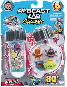 Usorteret MrBeast Lab Swarms Battle Fusion Action Figures 6-Pack