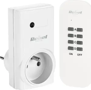 Rebel Electro URZ1225-3 Remote Controlled Power Socket