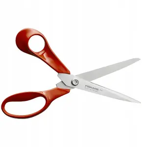 Универсальные ножницы Erdi Fiskars Classic 21 см для левшей, красные