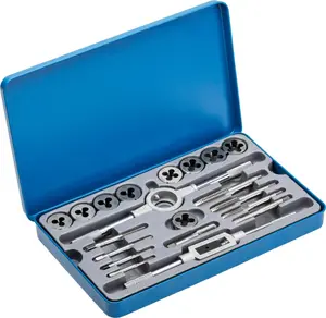 Högert Technik HT3B580 Threading Tool Set 20 Pieces