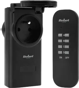 Rebel Electro URZ1227-3 Remote Controlled Outdoor Power Socket