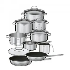 RÖSLE Elegance Cookware Set 10-Piece Stainless Steel with ProPlex Coating