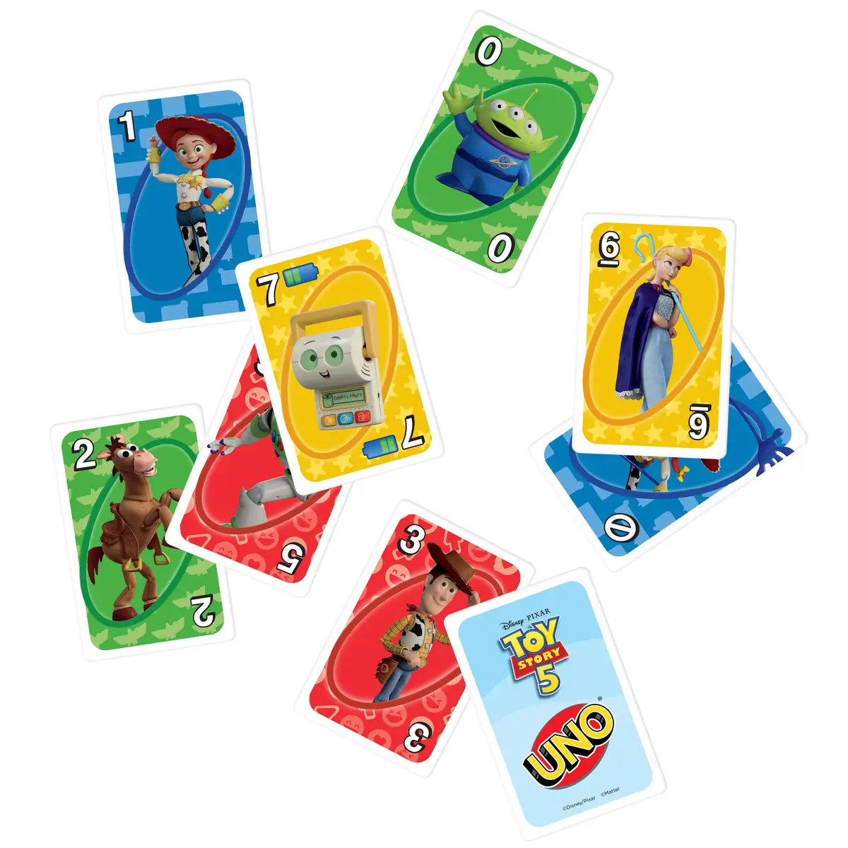 Mattel UNO Disney and Pixar Toy Story 5 Card Game Photo 3
