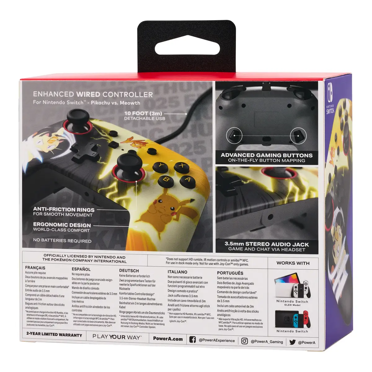 Проводной геймпад PowerA NSGP0039-02 для Nintendo Switch Photo 13