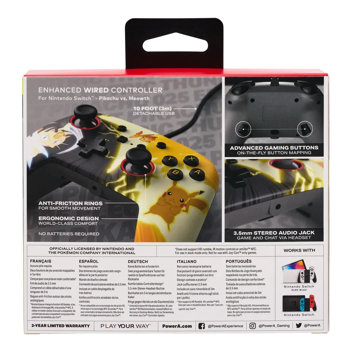 Проводной геймпад PowerA NSGP0039-02 для Nintendo Switch Photo 14