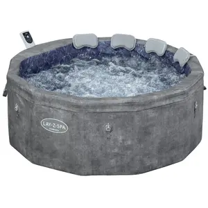 Bestway Lay-Z-Spa Carrara Smart AirJet Inflatable Hot Tub for 4-6 Persons