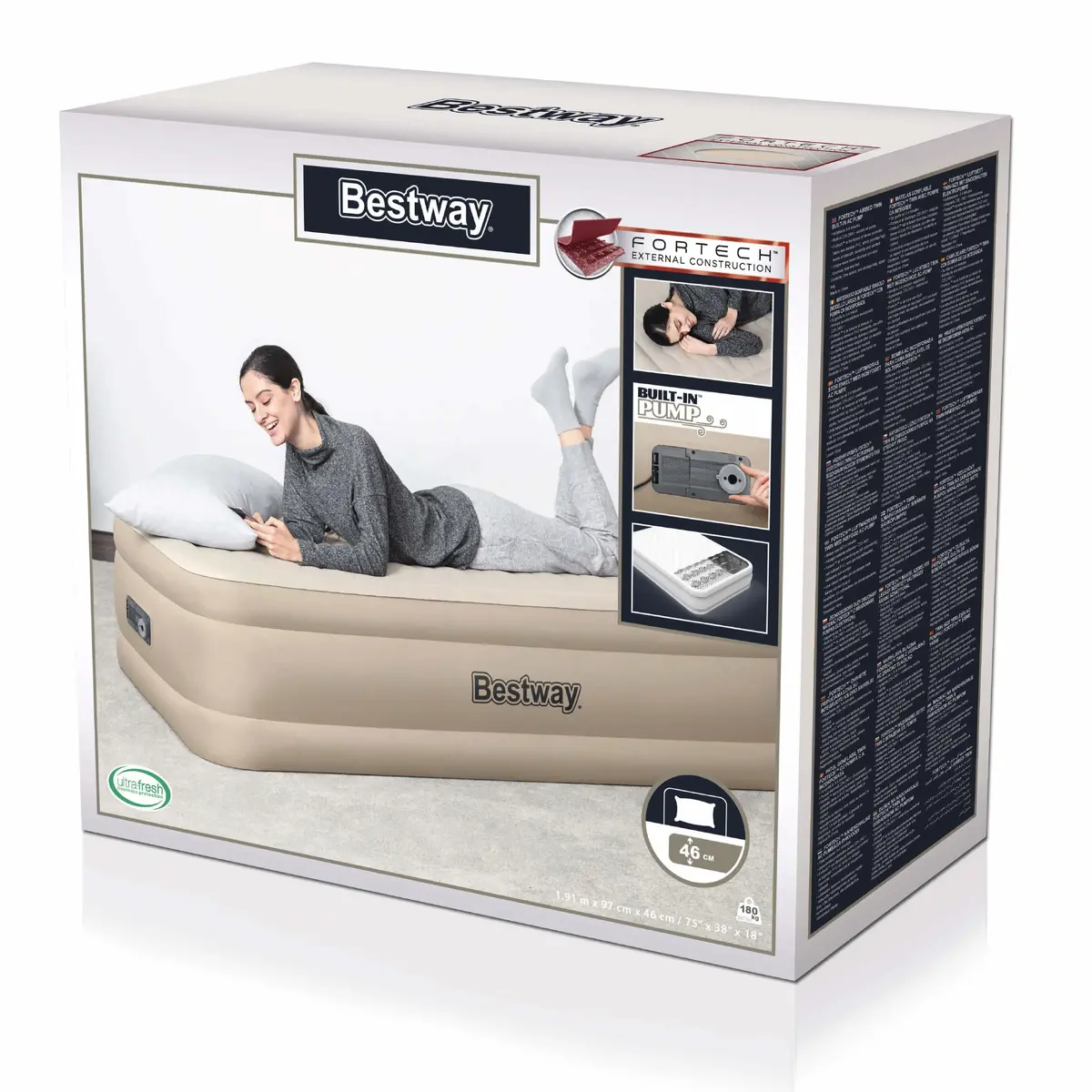 Двуспальный надувной матрас Bestway 69048 Photo 19