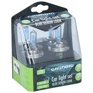 Grundig Automotive H7 Xenon Blue Halogen Headlight Bulbs 12V 55W