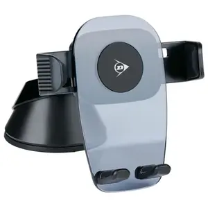 DUNLOP Universal Car Phone Holder with 360-Degree Rotation and Dual Mounting System
