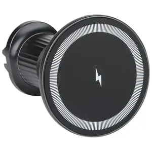 DUNLOP 2330846 magnētiskais bezvadu auto lādētājs mobilajiem telefoniem 15W