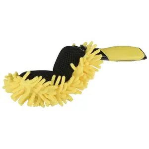 DUNLOP Flexible Wheel Cleaning Brush with Microfiber