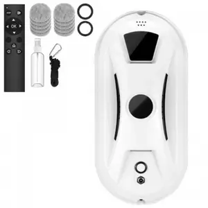 Riff ROB732 Window Cleaning Robot, 90W, 100-240V, 3 Cleaning Modes with 10 Extra Mops