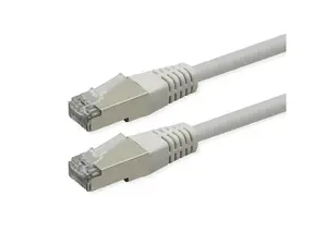 ROLINE Cat.6 S/FTP tīkla kabelis, RJ-45, PoE, 1 m, balts