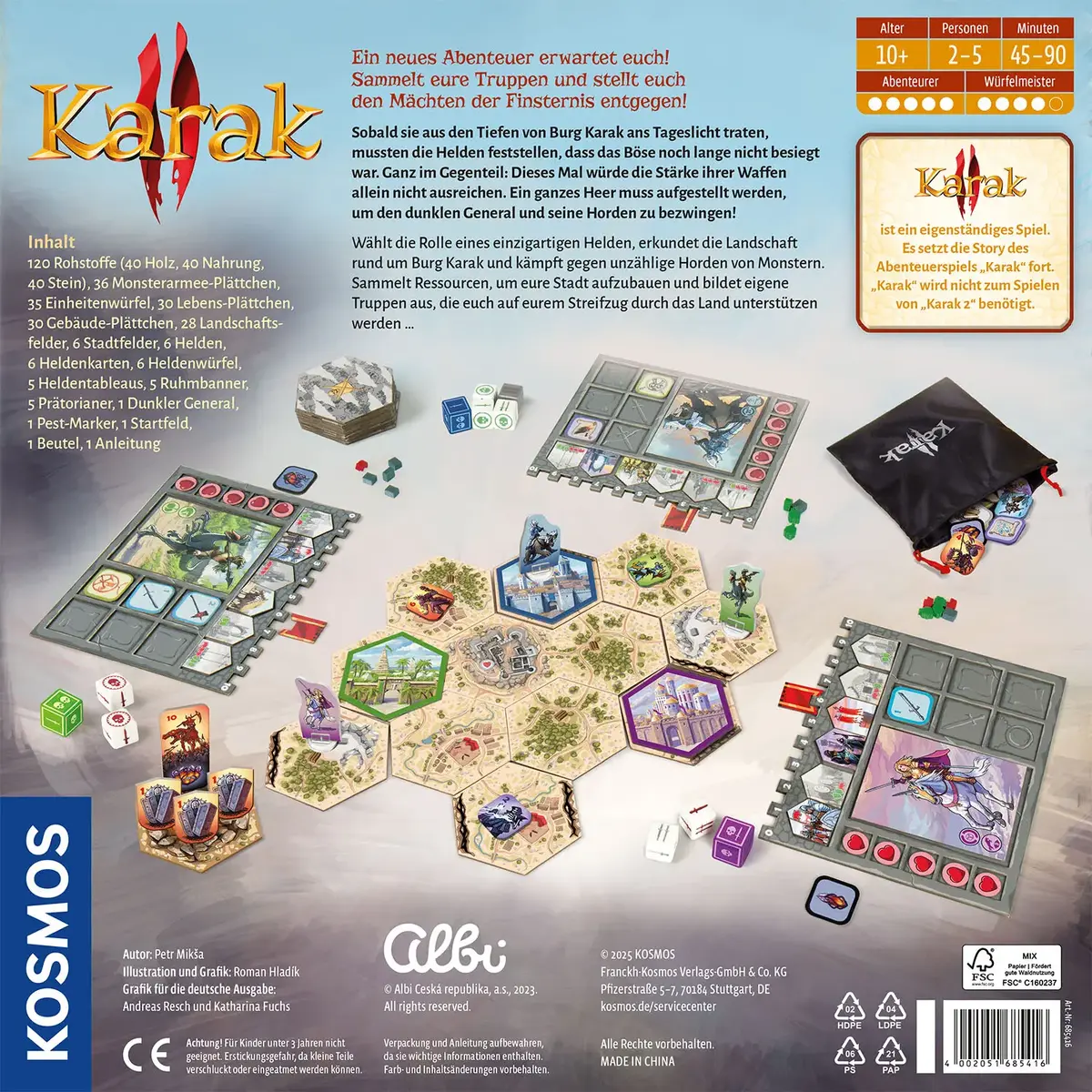 Kosmos Karak 2 War Strategy Board Game Photo 2