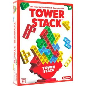 Just Play Tower Stack Board Game German Edition