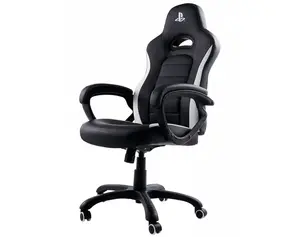 Nacon CH-350ESS Universal Gaming Chair with Padded Seat, Black and White
