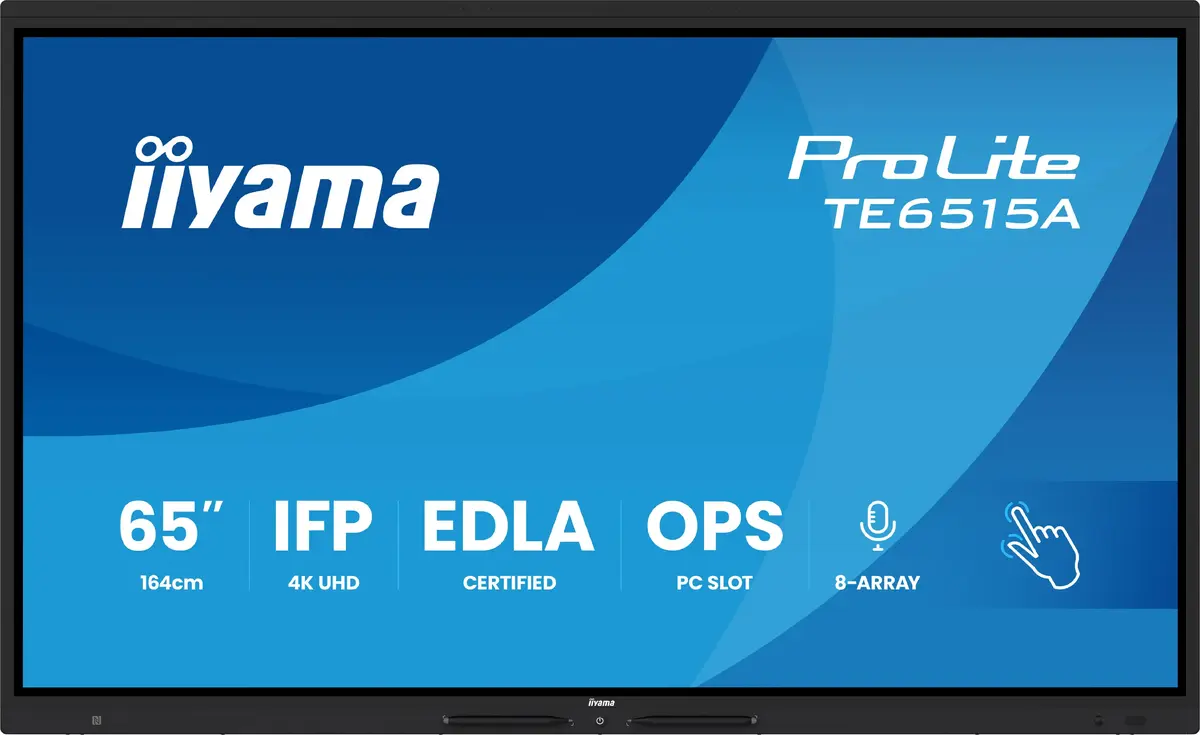 Интерактивная панель iiyama TE6515A-B2AG 65 дюймов 4K Photo 2