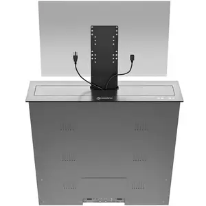 ONKRON NWS-SC24-B Desk Monitor Stand for 24-inch Screens, 15 kg Capacity, VESA 75x75 to 100x100, Black