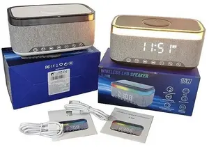 Радиочасы Adar с динамиком, FM-радио, будильником и USB-портом 15 Вт