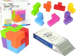 Магнитный магический куб-конструктор LEANToys, 7 элементов