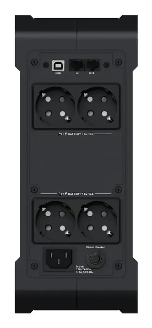 ИБП Vertiv PowerUPS 200 1000ВА/625Вт Line-Interactive Photo 3