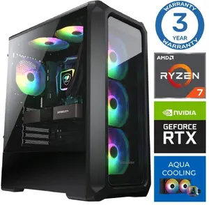Настольный ПК Komputronik Level UP R08, AMD Ryzen 7 7800X3D, NVIDIA GeForce RTX 5070 12GB, 32GB RAM, 2TB SSD, Windows 11 Home